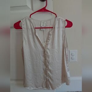 Joie sleeveless silk top size S